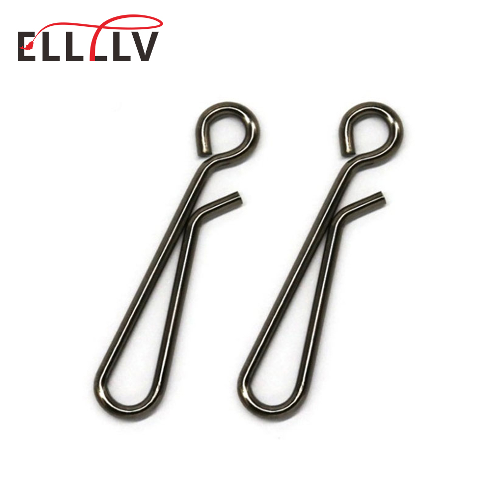 Fishing Lure Accessories - 100 pezzi di moschettoni in acciaio