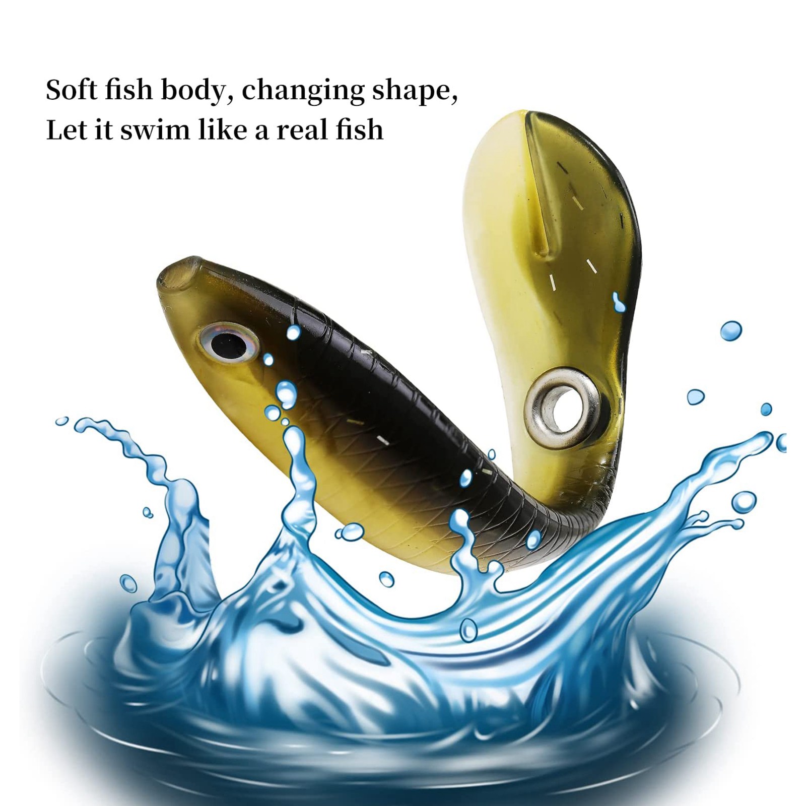 10 pezzi esca da pesca morbida - Fishing Lure Soft Plastic recensione e prezzo