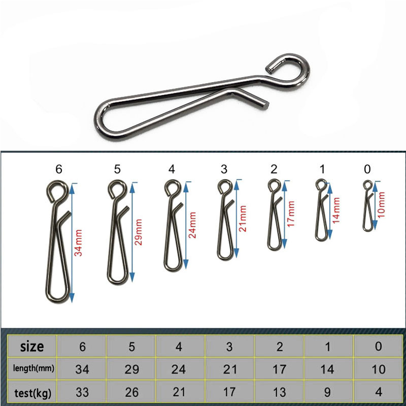 100 pezzi di moschettoni in ac - Fishing Lure Accessories recensione e prezzo